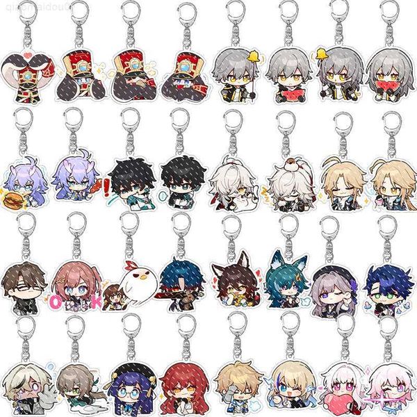 key rings pom women keychain dan heng man keyring bailu chain for pants couples march 7th metal llaveros honkai star rail jing yuan l230719, Slivery;golden
key rings pom women keychain dan heng man keyring bailu chain for pants couples march 7th metal llaveros honkai star rail jing yuan l230719, Slivery;golden