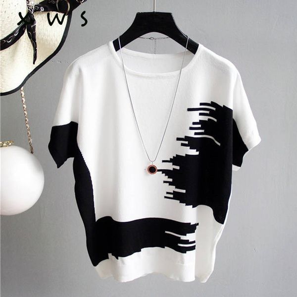 women's sweaters summer women sweater pullover thin rib knitted pull femme patchwork o neck knitwear jumper short sleeve sueters de mu, White;black
women's sweaters summer women sweater pullover thin rib knitted pull femme patchwork o neck knitwear jumper short sleeve sueters de mu, White;black