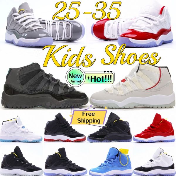 designer kids sneakers cherry 11 boys 11s basketball shoes children youth toddlers cool grey trainers girls playoffs bred win like 96 legend, Black
designer kids sneakers cherry 11 boys 11s basketball shoes children youth toddlers cool grey trainers girls playoffs bred win like 96 legend, Black