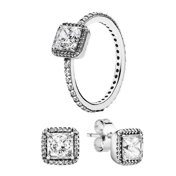 square sparkle ring and stud earrings set for pandora 925 sterling silver designer jewelry for women girls crystal diamond luxury rings earr
square sparkle ring and stud earrings set for pandora 925 sterling silver designer jewelry for women girls crystal diamond luxury rings earr