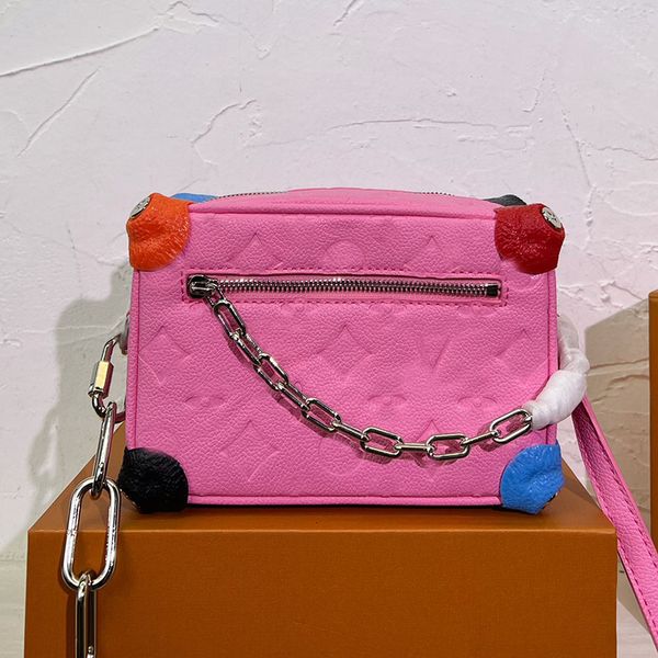 colorful corners decoration women designer vanity box bag mini trunk embossed with chain leather strap crossbody shoulder handbag suitcase 5
colorful corners decoration women designer vanity box bag mini trunk embossed with chain leather strap crossbody shoulder handbag suitcase 5