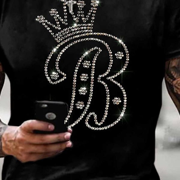 hhmen's t shirts fashion men's clothing oversized tee y2k b rhinestone designer short sleeve holyday casual street t-shirts high, White;black
hhmen's t shirts fashion men's clothing oversized tee y2k b rhinestone designer short sleeve holyday casual street t-shirts high, White;black