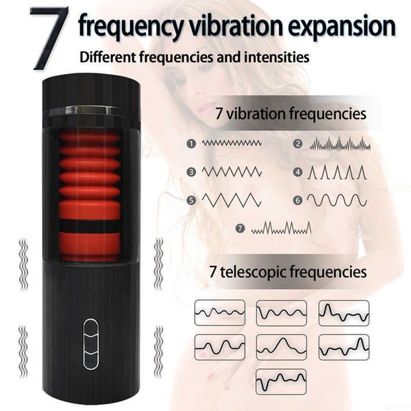 new male device red lady fully automatic intelligent 7-frequency spiral telescopic vibration aircraft cup
new male device red lady fully automatic intelligent 7-frequency spiral telescopic vibration aircraft cup