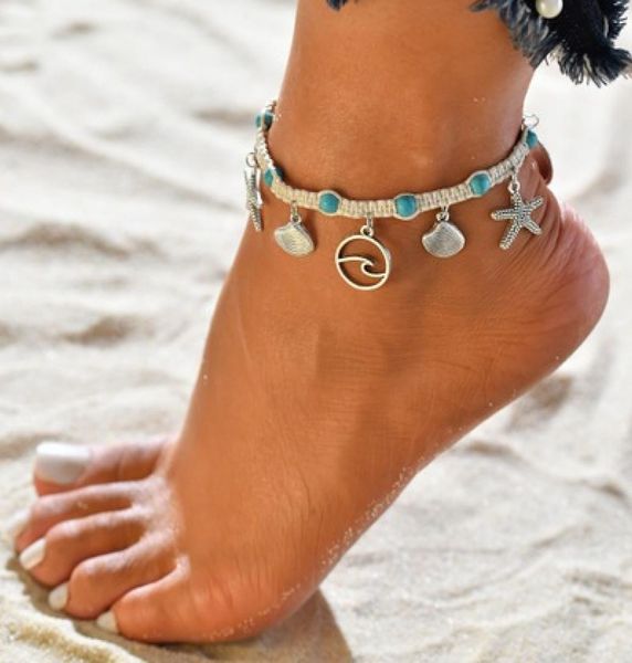 bohemian starfish stone anklets set for women vintage handmade wave anklet bracelet on leg beach ocean jewelry bb1738607053, Red;blue
bohemian starfish stone anklets set for women vintage handmade wave anklet bracelet on leg beach ocean jewelry bb1738607053, Red;blue
