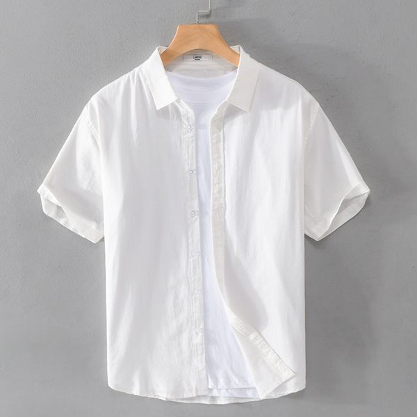 men's casual shirts 2023 fashion summer short sleeved oxford textile shirt comfortable youth thin pure cotton simple for men 230718, White;black
men's casual shirts 2023 fashion summer short sleeved oxford textile shirt comfortable youth thin pure cotton simple for men 230718, White;black