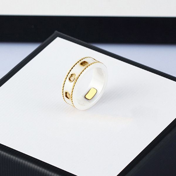 Black White Ceramic Cluster Band Rings Gold Bee Ring Designer Jewelry for Men Women Engagement Wedding Couple Jewellry Lover Gift
Black White Ceramic Cluster Band Rings Gold Bee Ring Designer Jewelry for Men Women Engagement Wedding Couple Jewellry Lover Gift