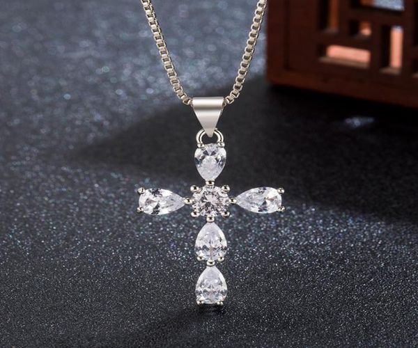 crystal cross stone 925 sterling silver pendant chain necklace women jewellery7340334
crystal cross stone 925 sterling silver pendant chain necklace women jewellery7340334