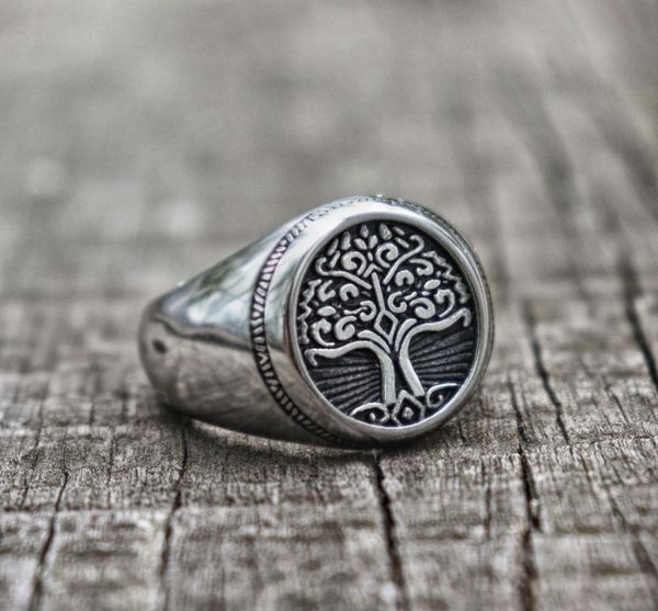 316l stainless steel tree of life signet ring classic men fashion viking amulet rings nordic jewelry8372489, Silver
316l stainless steel tree of life signet ring classic men fashion viking amulet rings nordic jewelry8372489, Silver