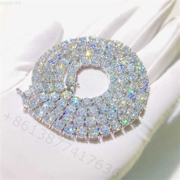 10k real gold fine jewelry 5mm 16" 18 " 20" 22" 24" 26" 28" chain vvs moissanite diamond tennis necklace, Silver
10k real gold fine jewelry 5mm 16" 18 " 20" 22" 24" 26" 28" chain vvs moissanite diamond tennis necklace, Silver