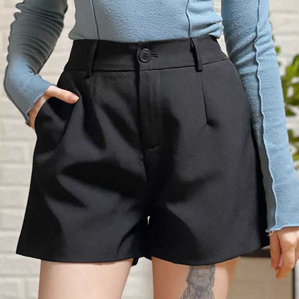women's shorts lucyever summer black shorts women korean fashion office high waist shorts ladies solid color street pockets casual shor, White;black
women's shorts lucyever summer black shorts women korean fashion office high waist shorts ladies solid color street pockets casual shor, White;black