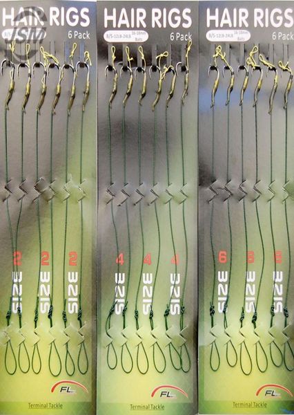 18pcs carp fishing hair rigs green coated thread loop 8340 high carbon steel hook boilies carp rigs carp fishing accessories3302339
18pcs carp fishing hair rigs green coated thread loop 8340 high carbon steel hook boilies carp rigs carp fishing accessories3302339