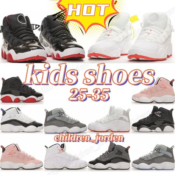 kids shoes 6 rings designer shoe brand boys trainer children toddlers basketball bred cool grey size 25-35 v2f8#, Black
kids shoes 6 rings designer shoe brand boys trainer children toddlers basketball bred cool grey size 25-35 v2f8#, Black