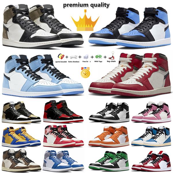 jumpman 1 1s mens basketball shoes unc toe lost found dark mocha university blue starfish bred patent light mulberry denim men women trainer
jumpman 1 1s mens basketball shoes unc toe lost found dark mocha university blue starfish bred patent light mulberry denim men women trainer