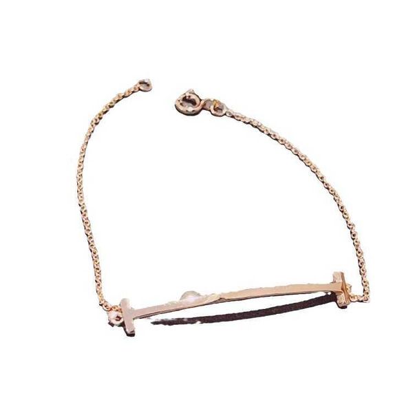premium tiffay smile bracelet simple smooth t-shaped face handpiece 18k rose gold high edition t1 double t line j6so, Black
premium tiffay smile bracelet simple smooth t-shaped face handpiece 18k rose gold high edition t1 double t line j6so, Black