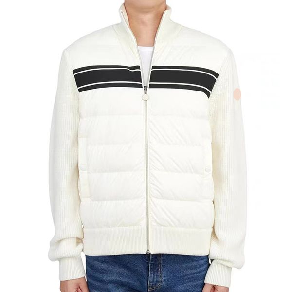 winter stand up collar cardigan knitted jacket new knitted panel mens down jacket chest letter design down jackets designer coat mens, Black
winter stand up collar cardigan knitted jacket new knitted panel mens down jacket chest letter design down jackets designer coat mens, Black