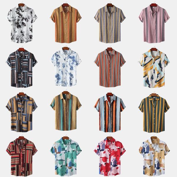 women's two piece pants hawaiian men's shirt summer beach casual floral striped outdoor fashion loose holiday clothes street for, White
women's two piece pants hawaiian men's shirt summer beach casual floral striped outdoor fashion loose holiday clothes street for, White