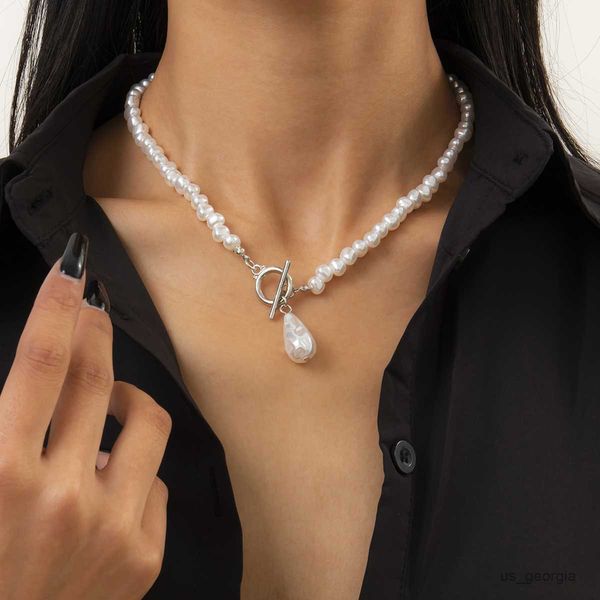 pendant necklaces teardrop-shaped pearls pendant necklace for women hip hop pearl chain choker necklace jewelry gifts r230719, Silver
pendant necklaces teardrop-shaped pearls pendant necklace for women hip hop pearl chain choker necklace jewelry gifts r230719, Silver