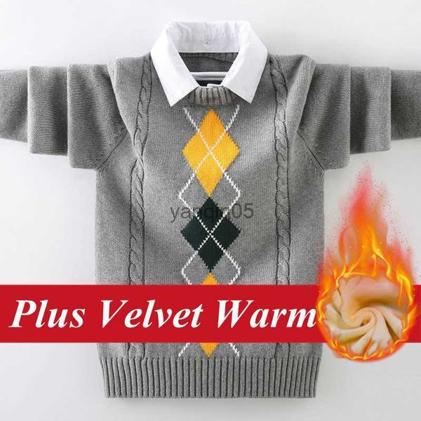pullover children's school uniform sweaters turn-down collar design kids super warm pullovers with velvet for teen boys 4-15 years wear, Blue
pullover children's school uniform sweaters turn-down collar design kids super warm pullovers with velvet for teen boys 4-15 years wear, Blue