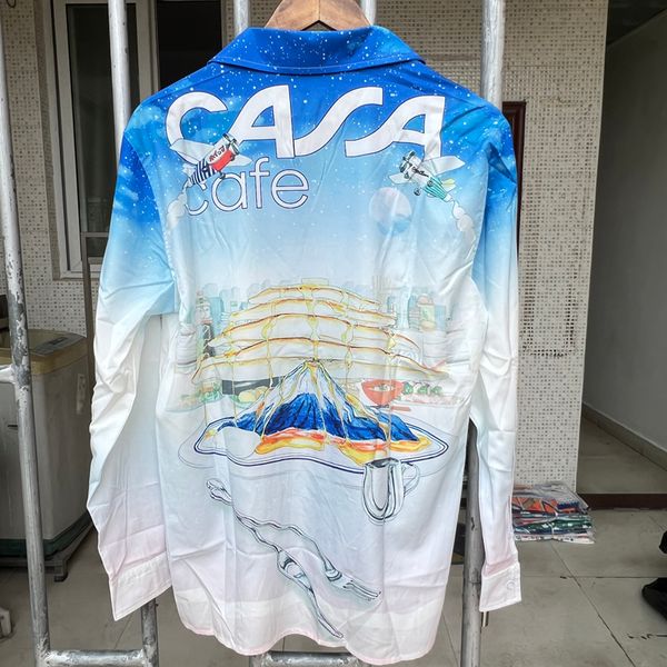 mens casual shirts long sleeved casablanca shirt food printing casa mens clothing real pos highquality shipped in one day 230718, White;black
mens casual shirts long sleeved casablanca shirt food printing casa mens clothing real pos highquality shipped in one day 230718, White;black