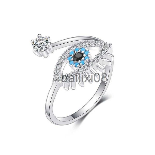 band rings 1 pc gold silver open copper ring for women fashion classical eye shaped cubic zircon ring jewelry gift for girlfriends j230719
band rings 1 pc gold silver open copper ring for women fashion classical eye shaped cubic zircon ring jewelry gift for girlfriends j230719