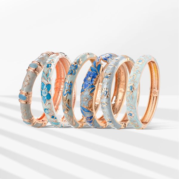 cloisonne bracelet blue butterfly national style enamel dripping oil flower bracelet bamboo opening bracelet zinc alloy for fashion girl for, Black
cloisonne bracelet blue butterfly national style enamel dripping oil flower bracelet bamboo opening bracelet zinc alloy for fashion girl for, Black