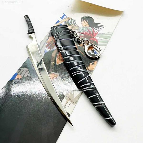 key rings new bleach thousand year blood war kurosaki ichigo zanpakutou knife prop sword zangetsu cosplay metal keychain pendant l230719, Slivery;golden
key rings new bleach thousand year blood war kurosaki ichigo zanpakutou knife prop sword zangetsu cosplay metal keychain pendant l230719, Slivery;golden