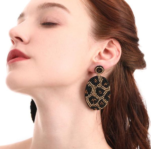 bohemian original design rice beads earrings pure handmade beaded leopard print earring 5 colors fashion jewelry accessories7535876, Golden;silver
bohemian original design rice beads earrings pure handmade beaded leopard print earring 5 colors fashion jewelry accessories7535876, Golden;silver