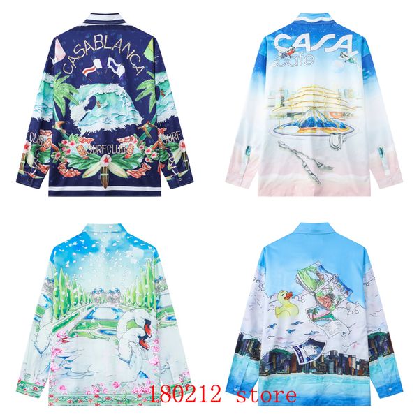 mens casual shirts the latest ultrathin fabric surfing club casablanca long sleeved mens oversized hawaiian beach holiday shirt 230718, White;black
mens casual shirts the latest ultrathin fabric surfing club casablanca long sleeved mens oversized hawaiian beach holiday shirt 230718, White;black