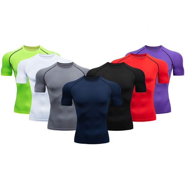 men's t shirts short sleeve men compression shirt running tshirt fitness tight sport training jogging shirts gym sportswear quick dry 2, White;black
men's t shirts short sleeve men compression shirt running tshirt fitness tight sport training jogging shirts gym sportswear quick dry 2, White;black