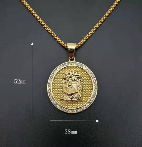 pendant necklaces hip hop gold color stainless steel jesus piece pendants for men rapper jewelry drop4130758, Silver
pendant necklaces hip hop gold color stainless steel jesus piece pendants for men rapper jewelry drop4130758, Silver