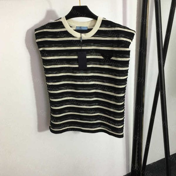 23ss womens tanks womens designer clothing letter triangle logo color contrast striped bamboo cotton vest womens clothes a1, White
23ss womens tanks womens designer clothing letter triangle logo color contrast striped bamboo cotton vest womens clothes a1, White