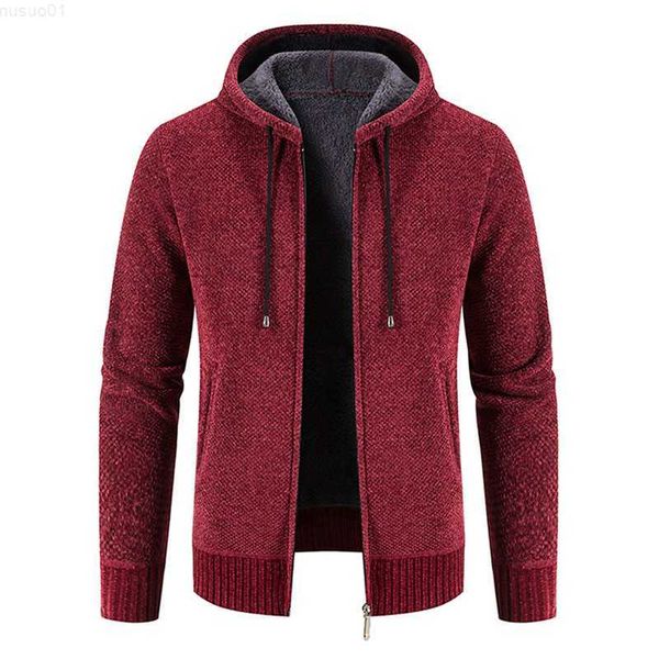 men's sweaters 2022 autumn winter men sweaters hooded fleece cardigan men knitted warm sweatercoat solid color casual sweater jacket ma, White;black
men's sweaters 2022 autumn winter men sweaters hooded fleece cardigan men knitted warm sweatercoat solid color casual sweater jacket ma, White;black