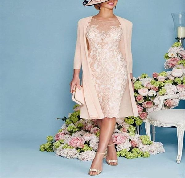2 pieces pink mother of bride dresses lace chiffon jewel 34 sleeve knee length mother dress capped for weddings3571443, Black;red
2 pieces pink mother of bride dresses lace chiffon jewel 34 sleeve knee length mother dress capped for weddings3571443, Black;red