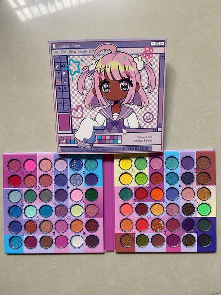 eye shadow oneyioo 72 colors eyeshadow palette pearl matte fine glitter powder blusher makeup beauty party tools for girls 230718
eye shadow oneyioo 72 colors eyeshadow palette pearl matte fine glitter powder blusher makeup beauty party tools for girls 230718