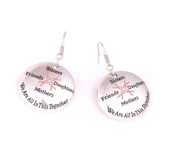breast cancer awareness pink ribbon sisters friends daughters mothers we are in this together charm pendent earring for woman gift9795006, Golden
breast cancer awareness pink ribbon sisters friends daughters mothers we are in this together charm pendent earring for woman gift9795006, Golden