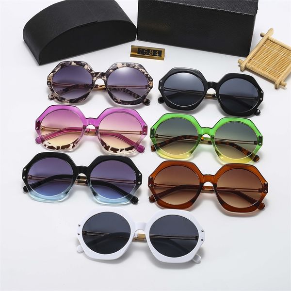 fashion designer sunglasses classic eyewear goggles outdoor beach sunglasses men women 7 colours available polygonal frame with box, White;black
fashion designer sunglasses classic eyewear goggles outdoor beach sunglasses men women 7 colours available polygonal frame with box, White;black