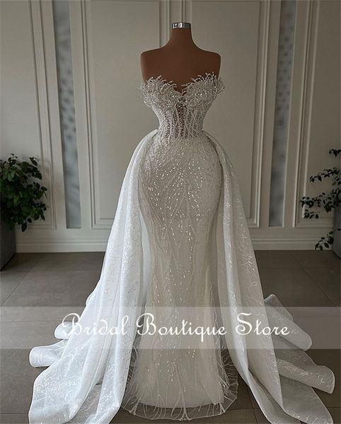 urban dresses robe de mariee luxury mermaid wedding dress 2023 with detached train beading crystals pearls vestido noiva bridal gowns 230718, White;black
urban dresses robe de mariee luxury mermaid wedding dress 2023 with detached train beading crystals pearls vestido noiva bridal gowns 230718, White;black