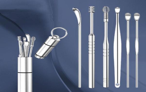 sponges applicators cotton pcsset portable ear pick spoon 360° cleaning spiral earpick wax remover cleaner stainless steel care9151388
sponges applicators cotton pcsset portable ear pick spoon 360° cleaning spiral earpick wax remover cleaner stainless steel care9151388
