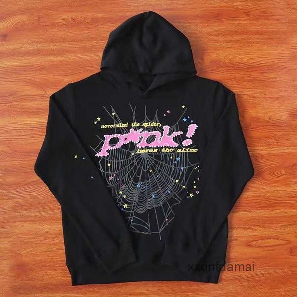 men's hoodies sweatshirts designer hoodie young thug star's same spider sp5der 55555 pants pink fashion streetwear printed men, Black
men's hoodies sweatshirts designer hoodie young thug star's same spider sp5der 55555 pants pink fashion streetwear printed men, Black
