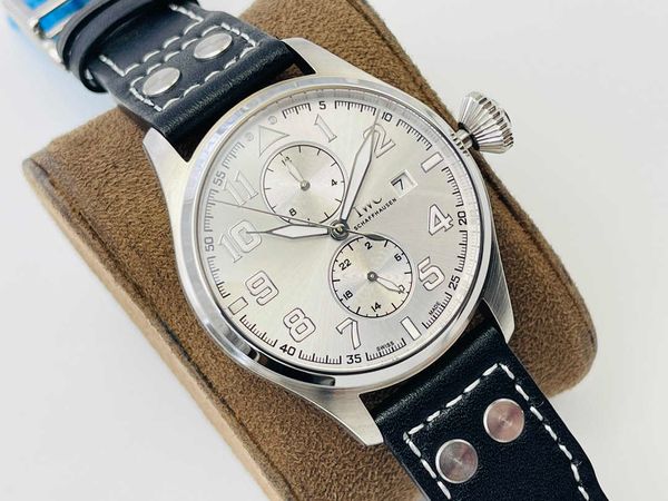 luxury iwc pilot watch epbg mechanical automatic wristwatch black dial date uhr leather strap with box montre luxe, Slivery;golden
luxury iwc pilot watch epbg mechanical automatic wristwatch black dial date uhr leather strap with box montre luxe, Slivery;golden