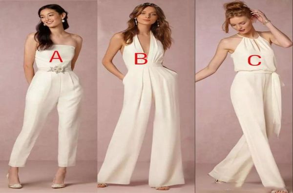 2020 plus size pant suit elegant jumpsuit bridesmaid dresses for wedding sheath backless wedding guest gowns8860062, White;pink
2020 plus size pant suit elegant jumpsuit bridesmaid dresses for wedding sheath backless wedding guest gowns8860062, White;pink