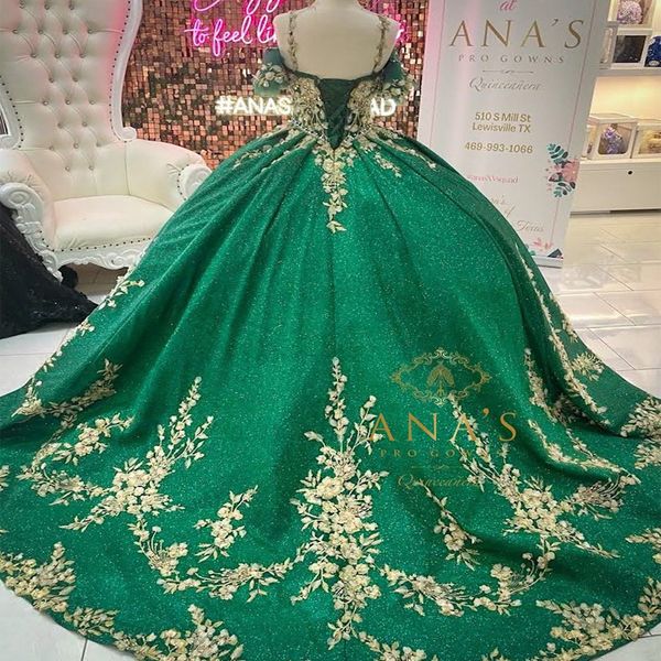 glittering green quinceanera dresses ball gown gold lace appliques beading formal princess vestidos de 15 anos corset back, Blue;red
glittering green quinceanera dresses ball gown gold lace appliques beading formal princess vestidos de 15 anos corset back, Blue;red