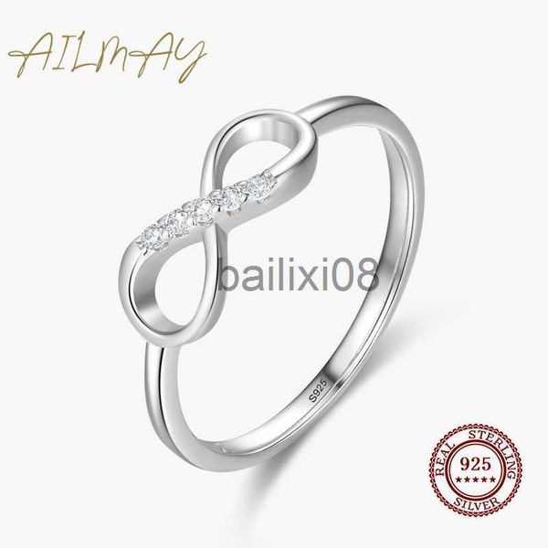 band rings ailmay 925 sterling silver fashionc infinity love fine cubic zirconia ring for women romantic wedding jewelry j230719
band rings ailmay 925 sterling silver fashionc infinity love fine cubic zirconia ring for women romantic wedding jewelry j230719