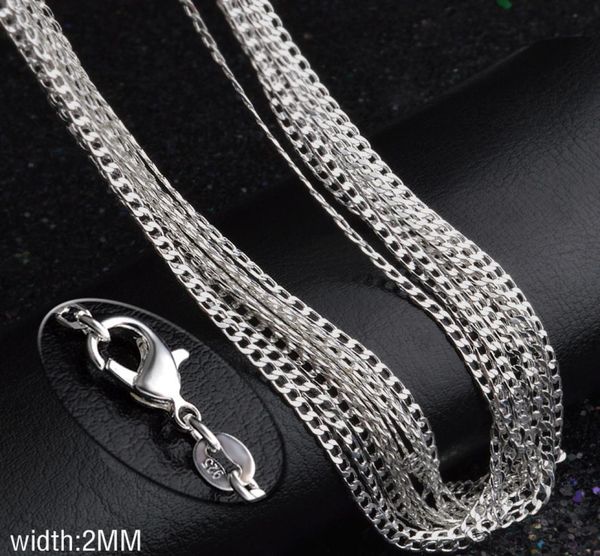 1630inch silver plated necklace 10pcs 2mm clavicular chain necklace 925 stamped for women and men fashion jewelry8172407
1630inch silver plated necklace 10pcs 2mm clavicular chain necklace 925 stamped for women and men fashion jewelry8172407
