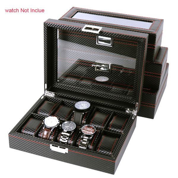 watch boxes cases portable leather watch case for women's watch 3/10 slot organizer jewelry storage men's box zipper easy to carry, Black;blue
watch boxes cases portable leather watch case for women's watch 3/10 slot organizer jewelry storage men's box zipper easy to carry, Black;blue