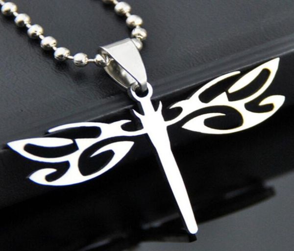 fashion men and women stainless steel hollow dragonfly pendant titanium jewelry choice bead necklace leather rope cross chain8647317, Silver
fashion men and women stainless steel hollow dragonfly pendant titanium jewelry choice bead necklace leather rope cross chain8647317, Silver