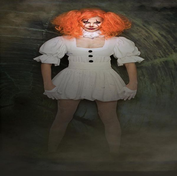 women039s pennywise costume cosplay scary clown halloween fancy dress outfit ms1044 mxl6205970, Black;red
women039s pennywise costume cosplay scary clown halloween fancy dress outfit ms1044 mxl6205970, Black;red