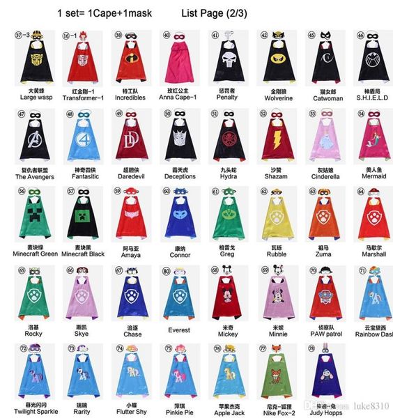 whole 2layer superhero cape and mask set 7070cm kids holiday superhero cosplay costume halloween birthday gifts9107505, Blue
whole 2layer superhero cape and mask set 7070cm kids holiday superhero cosplay costume halloween birthday gifts9107505, Blue