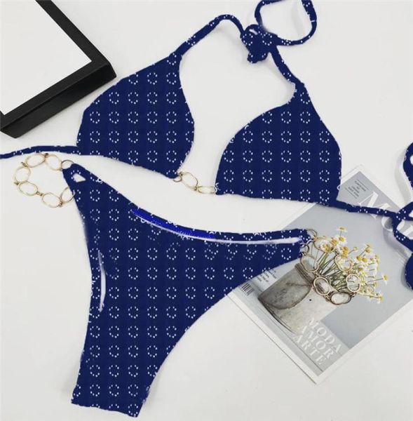 trendy style women bikini set full letter printed halter swimwear designer chain summer beach bathing suit1601984
trendy style women bikini set full letter printed halter swimwear designer chain summer beach bathing suit1601984