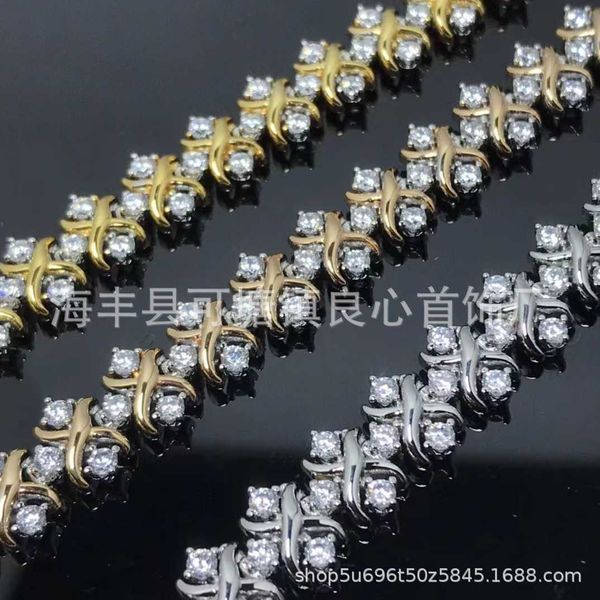 high-quality new high ediayon fashion ayffay diamond cross roman bracelet four color separaayon craft, Black
high-quality new high ediayon fashion ayffay diamond cross roman bracelet four color separaayon craft, Black